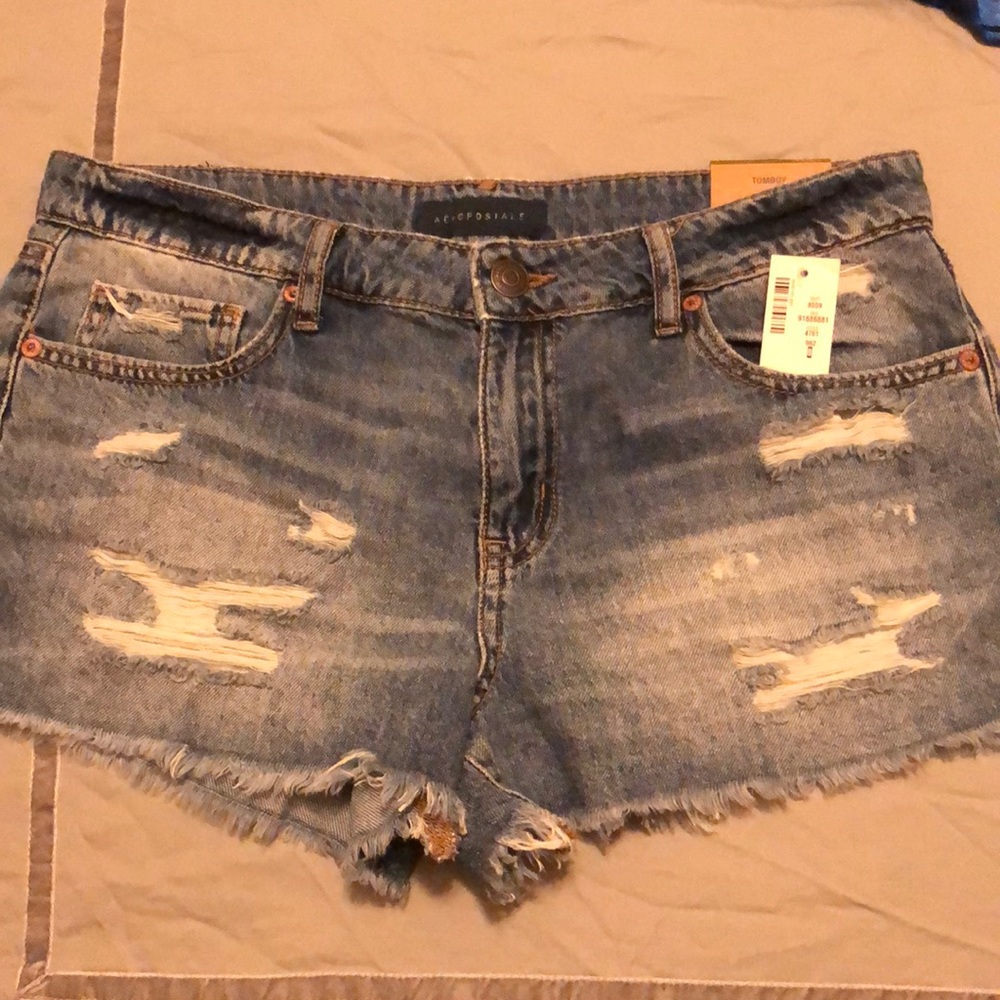 NWT Aeropostale tomboy jean shorts